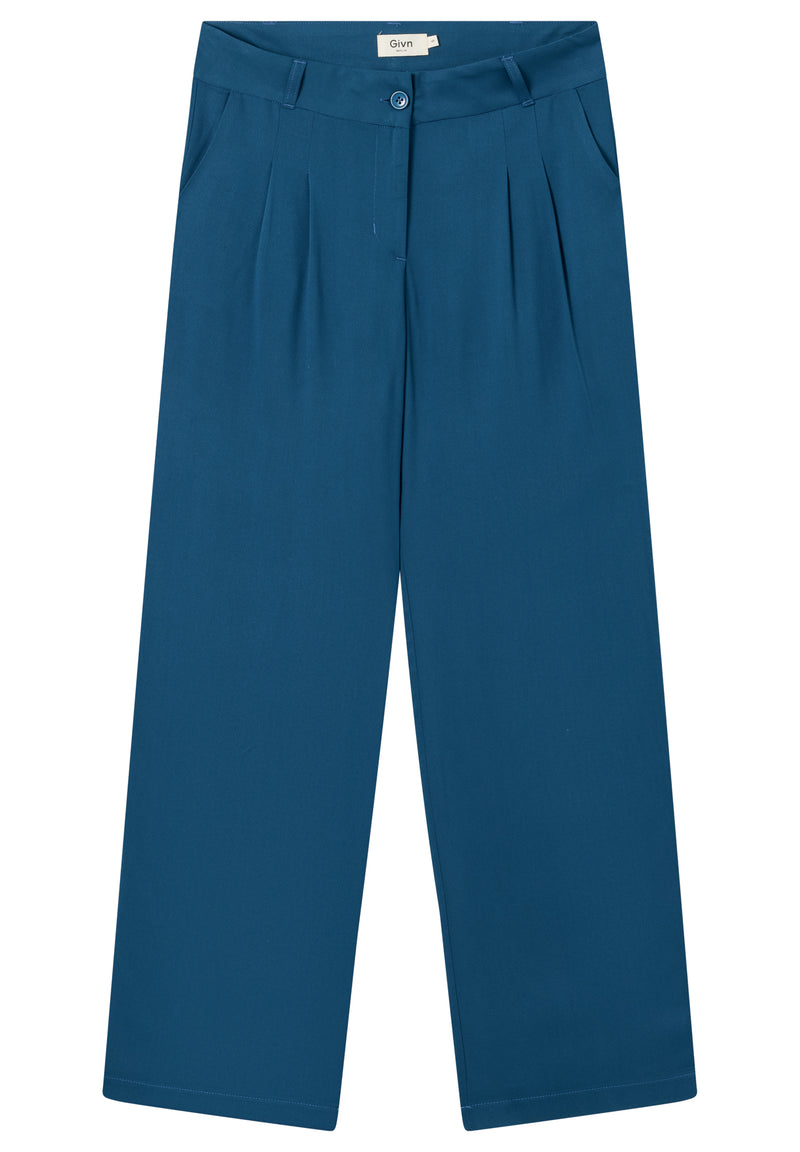 Givn Berlin Hose OLA aus LENZING™ ECOVERO™ Trousers Moroccan Blue