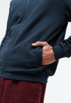 Givn Berlin Jacke GBCARTER aus Bio-Baumwoll Piqué mit Reißverschluss Jacket Midnight Blue (Pique)
