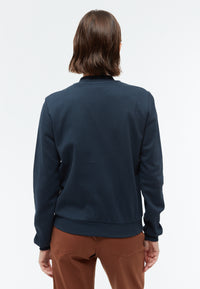 Givn Berlin Jacke GBELLA aus Bio-Baumwolle mit Reißverschluss Jacket Midnight Blue (Pique)