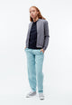 Givn Berlin Jacke GBELLA aus Bio-Baumwolle mit Reißverschluss Jacket Stormy Grey (Pique)