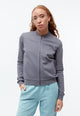 Givn Berlin Jacke GBELLA aus Bio-Baumwolle mit Reißverschluss Jacket Stormy Grey (Pique)