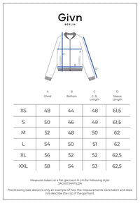 Givn Berlin Jacke GBMATILDA aus Bio-Baumwolle Jacket Steel Blue