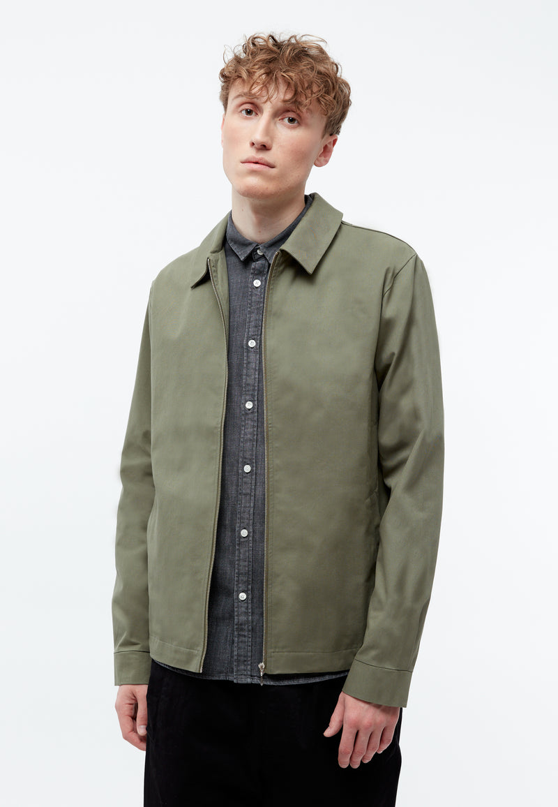 Givn Berlin Jacke GBNOAH aus Bio-Baumwolle Jacket Avocado Green