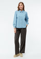 Givn Berlin Jeansbluse GBLYRA in elegantem Schnitt Blouse Light Blue (Denim)