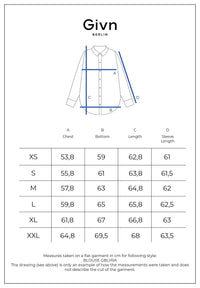 Givn Berlin Jeansbluse GBLYRA in elegantem Schnitt Blouse Light Blue (Denim)