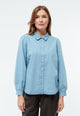 Givn Berlin Jeansbluse GBLYRA in elegantem Schnitt Blouse Light Blue (Denim)