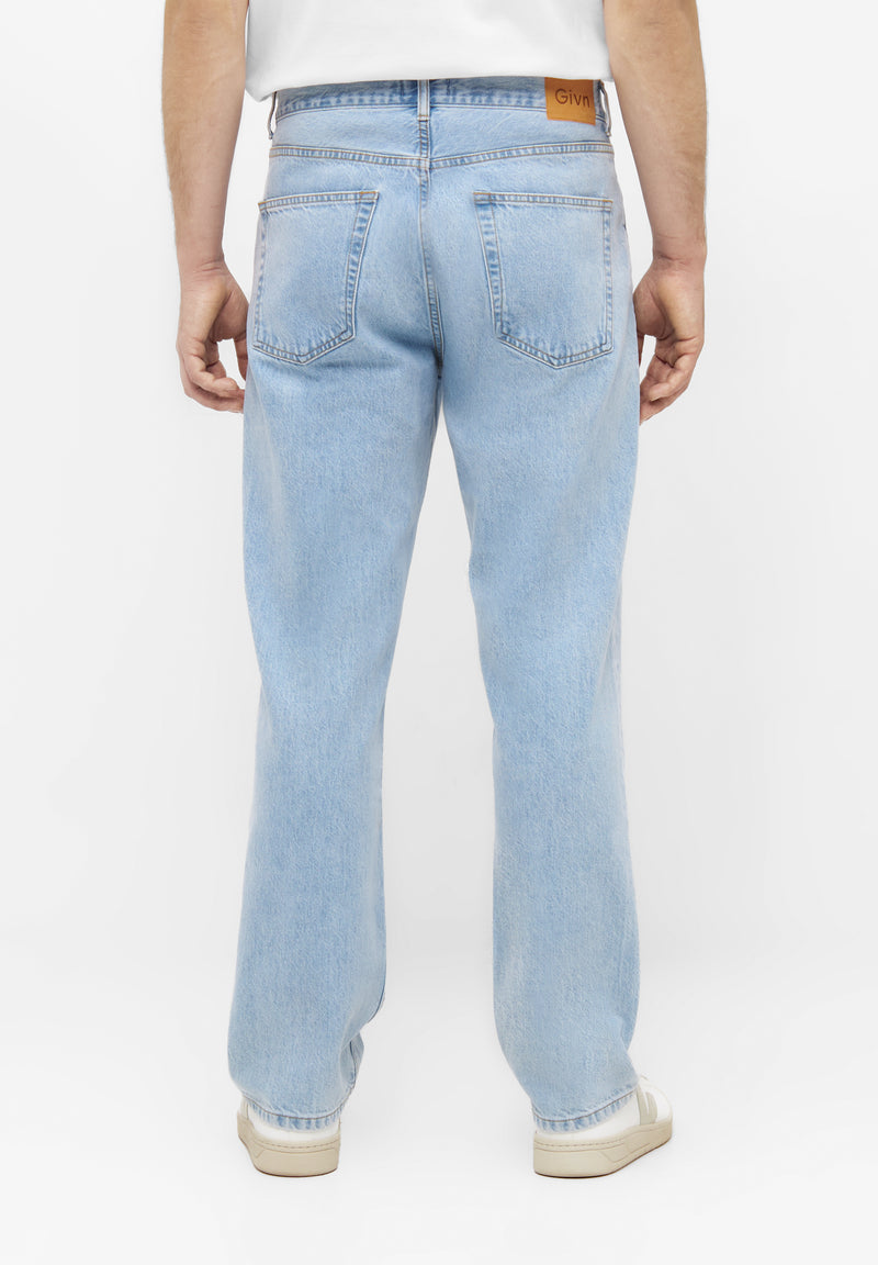 Givn Berlin Jeanshose GBYANNICK relaxed aus Bio-Baumwolle Jeans Light Blue