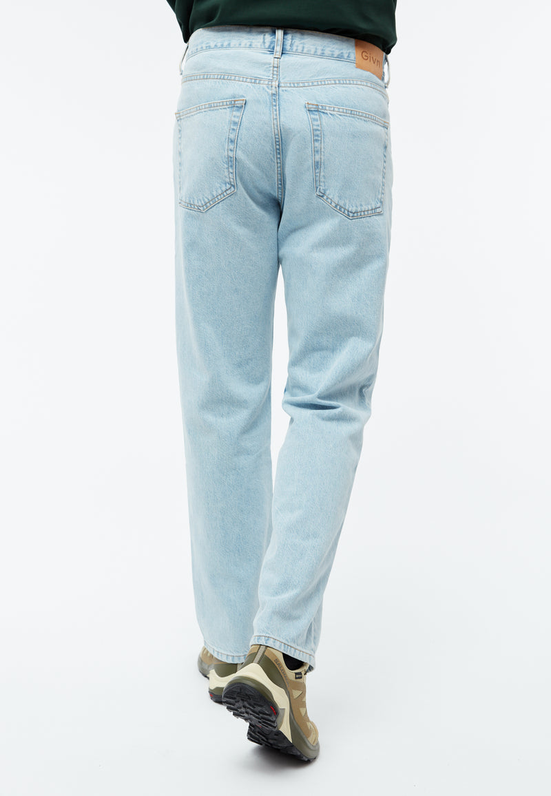 Givn Berlin Jeanshose GBYANNICK relaxed aus Bio-Baumwolle Jeans Light Blue