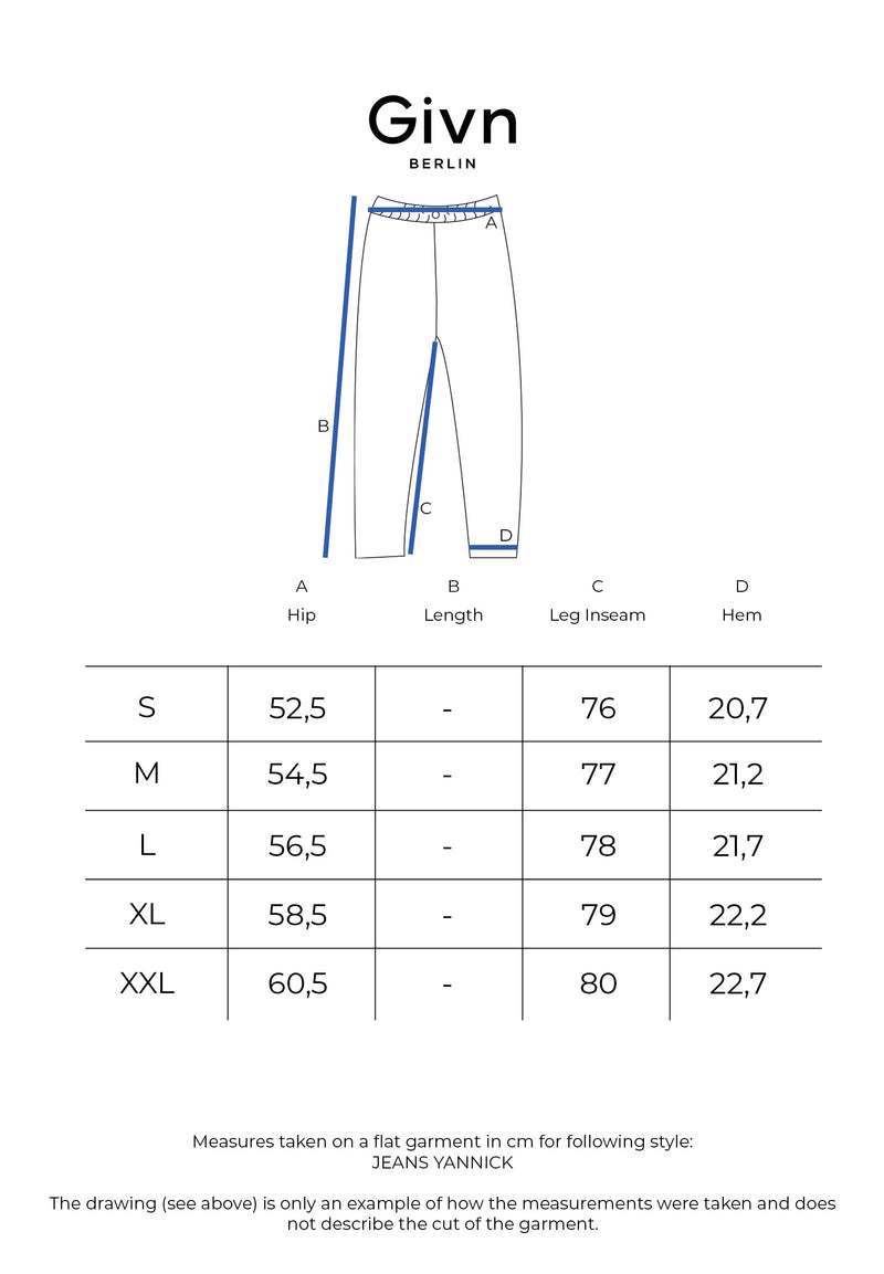 Givn Berlin Jeanshose GBYANNICK relaxed aus Bio-Baumwolle Jeans Light Blue