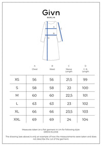 Givn Berlin Jeanskleid GBELOISE relaxed Fit aus Bio-Baumwolle Dress Dark Blue (Denim)