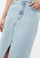 Givn Berlin Jeansrock GBKARLOTTA aus Bio-Baumwolle Skirt Light Blue