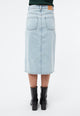 Givn Berlin Jeansrock GBKARLOTTA aus Bio-Baumwolle Skirt Light Blue