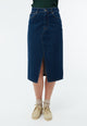 Givn Berlin Jeansrock GBKARLOTTA aus Bio-Baumwolle Skirt Dark Blue