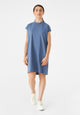 Givn Berlin Jerseykleid GBCAITY loose Fit aus Bio-Baumwolle Dress Steel Blue