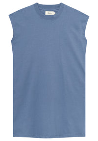 Givn Berlin Jerseykleid GBCAITY loose Fit aus Bio-Baumwolle Dress Steel Blue