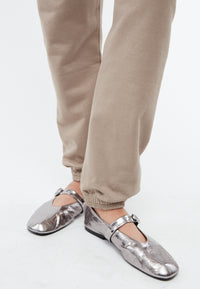 Givn Berlin Jogginghose BRENDA aus Bio-Baumwolle Trousers Nickel Grey