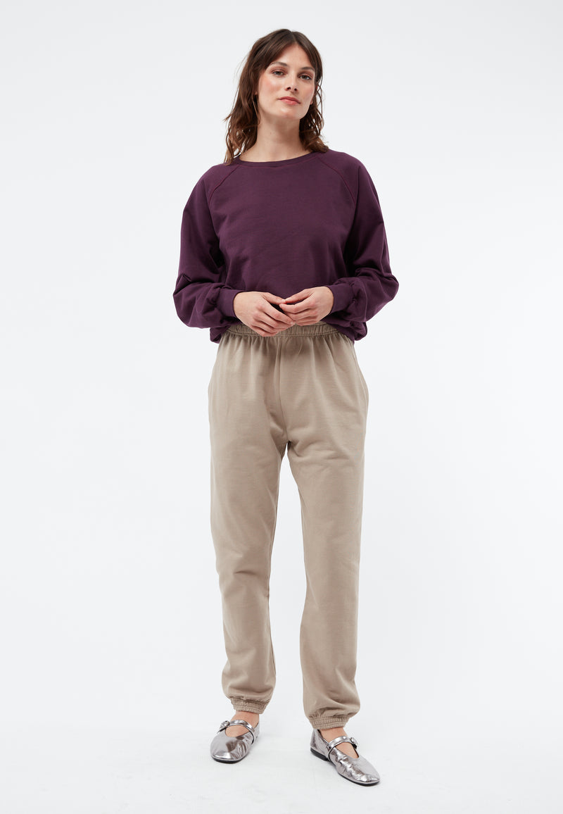 Givn Berlin Jogginghose BRENDA aus Bio-Baumwolle Trousers Nickel Grey