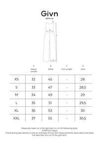 Givn Berlin Jumpsuit GBKAYLA aus Bio-Baumwoll Musselin Jumpsuit Sunset Coral (Musselin)