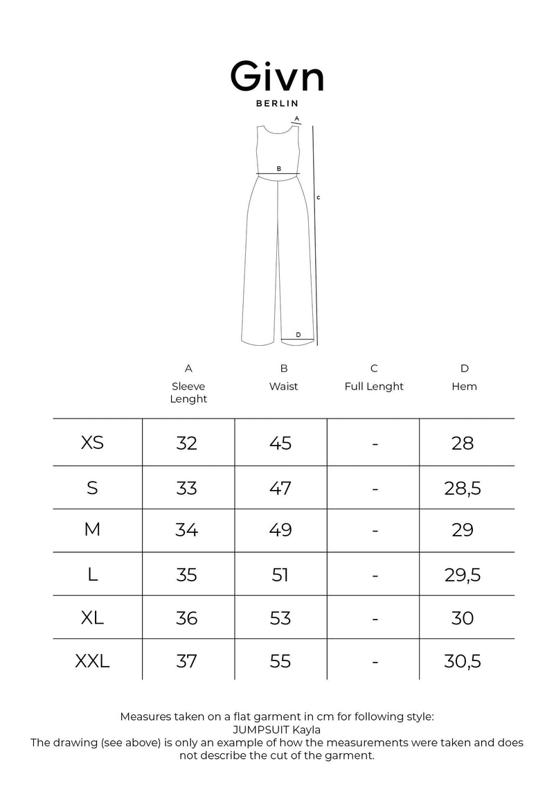 Givn Berlin Jumpsuit GBKAYLA aus Bio-Baumwoll Musselin Jumpsuit Sunset Coral (Musselin)