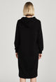 Givn Berlin Kapuzen-Sweatkleid ELENOR aus Bio-Baumwolle Dress Black