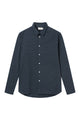 Givn Berlin Karo-Hemd KENT aus Bio-Baumwolle Buttoned Shirt Dark Grey / Light Blue (Checked)
