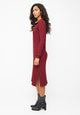 Givn Berlin Kleid ALEJA aus Bio-Baumwolle Dress Tibetan Red (Rib)