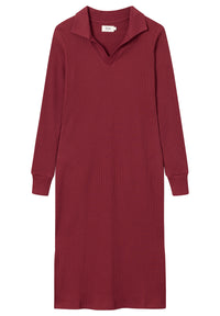 Givn Berlin Kleid ALEJA aus Bio-Baumwolle Dress Tibetan Red (Rib)