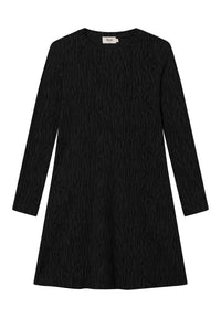 Givn Berlin Kleid CAMILLE aus Bio-Baumwolle Dress Black (Structure)