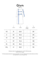 Givn Berlin Kleid GBANGELA aus gesmocktem Bio-Baumwoll Jersey Dress Nightshade Blue (Rib)
