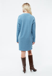 Givn Berlin Kleid GBJOHANNE aus recycelter Baumwolle Dress Frosty Blue