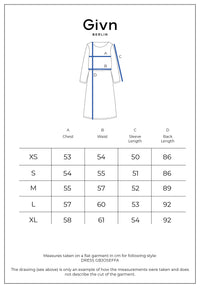 Givn Berlin Kleid GBJOSEFFA relaxed Fit aus recycelter Baumwolle Dress Blue