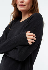Givn Berlin Kleid GBJOSEFFA relaxed Fit aus recycelter Baumwolle Dress Dark Grey