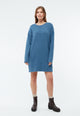 Givn Berlin Kleid GBJOSEFFA relaxed Fit aus recycelter Baumwolle Dress Distant Blue