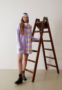 Givn Berlin Kleid GBJOSEFFA relaxed Fit aus recycelter Baumwolle Dress Light Amethyst