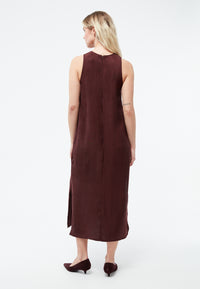 Givn Berlin Kleid GBLOUISE aus TENCEL™ Dress Wine Red (Tencel)