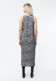Givn Berlin Kleid GBLOUISE aus TENCEL™ Dress Black / Grey (Snake)