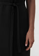 Givn Berlin Kleid GBPHILINE relaxed Fit aus LENZING™ ECOVERO™ mit Gürtel Dress Black
