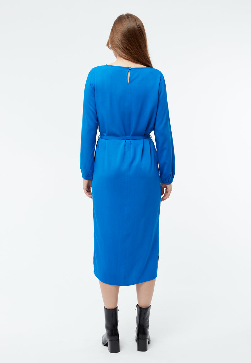 Givn Berlin Kleid GBTHEKLA aus LENZING™ ECOVERO™ Dress Electric Blue