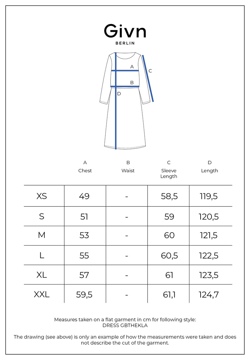 Givn Berlin Kleid GBTHEKLA aus LENZING™ ECOVERO™ Dress Electric Blue