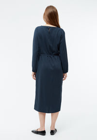 Givn Berlin Kleid GBTHEKLA aus LENZING™ ECOVERO™ Dress Midnight Blue