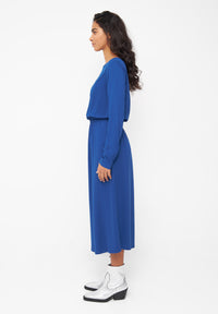 Givn Berlin Kleid MINDY aus LENZING™ ECOVERO™ Dress Deep Blue