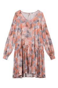 Givn Berlin Kleid ROMY aus LENZING™ ECOVERO™ Dress Grey / Copper