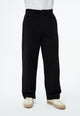Givn Berlin Kordhose GBKLAAS aus Bio-Baumwolle mit weitem Bein Trousers Black (Cord)