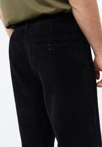 Givn Berlin Kordhose GBKLAAS aus Bio-Baumwolle mit weitem Bein Trousers Black (Cord)