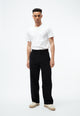 Givn Berlin Kordhose GBKLAAS aus Bio-Baumwolle mit weitem Bein Trousers Black (Cord)