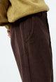 Givn Berlin Kordhose GBKLAAS aus Bio-Baumwolle mit weitem Bein Trousers Coffee Brown (Cord)