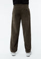 Givn Berlin Kordhose GBKLAAS aus Bio-Baumwolle mit weitem Bein Trousers Dark Olive (Cord)