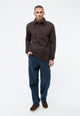 Givn Berlin Kordhose GBKLAAS aus Bio-Baumwolle mit weitem Bein Trousers Midnight Blue (Cord)