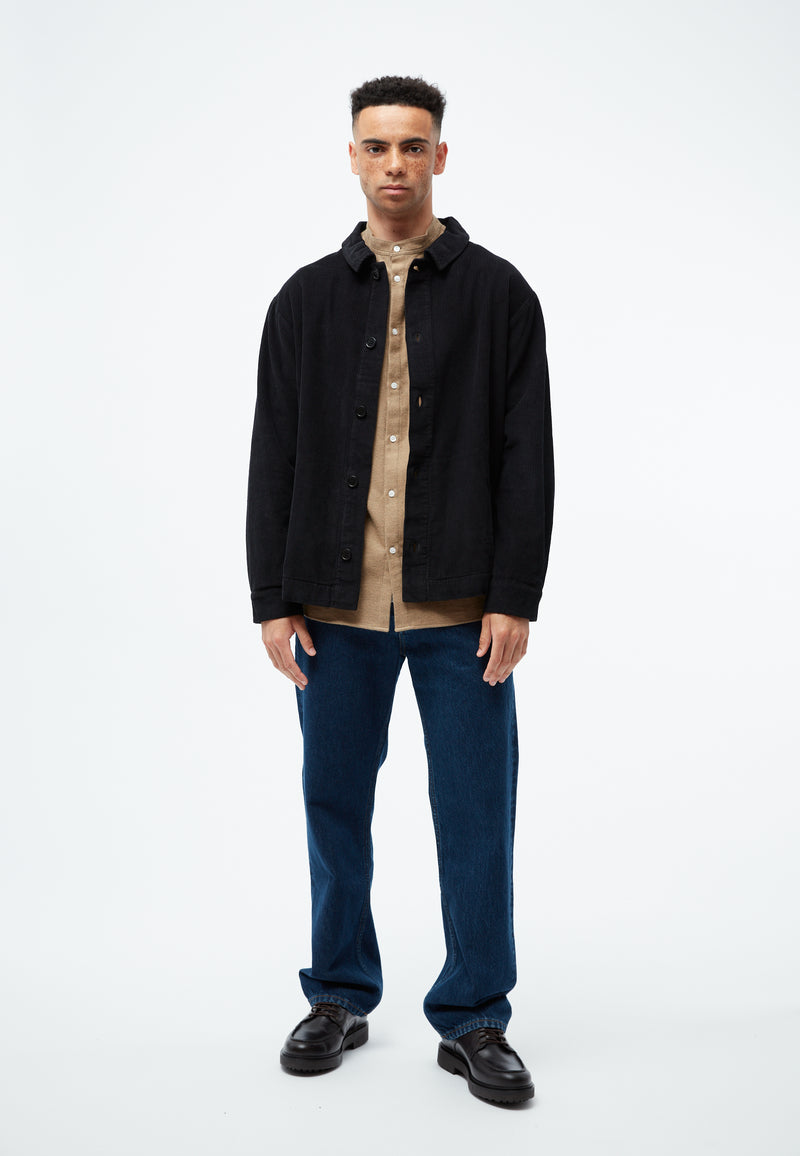 Givn Berlin Kordjacke GBHUNTER aus Bio-Baumwolle Jacket Black (Cord)