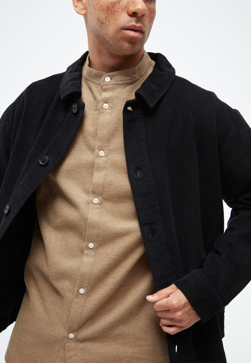 Givn Berlin Kordjacke GBHUNTER aus Bio-Baumwolle Jacket Black (Cord)